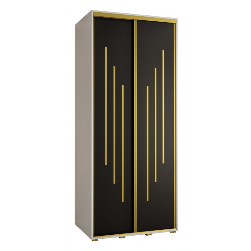 Szafa przesuwna wysoka Davos 8 110 głębokość 60 cm wysokość 235,2 cm