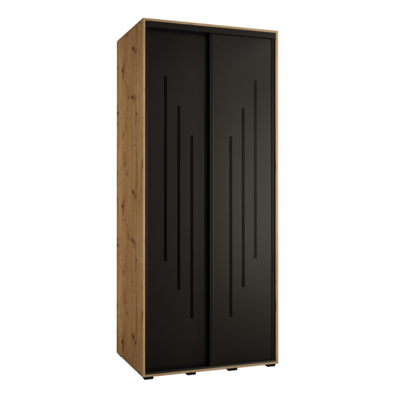 Szafa przesuwna wysoka Davos 8 120 głębokość 60 cm wysokość 235,2 cm