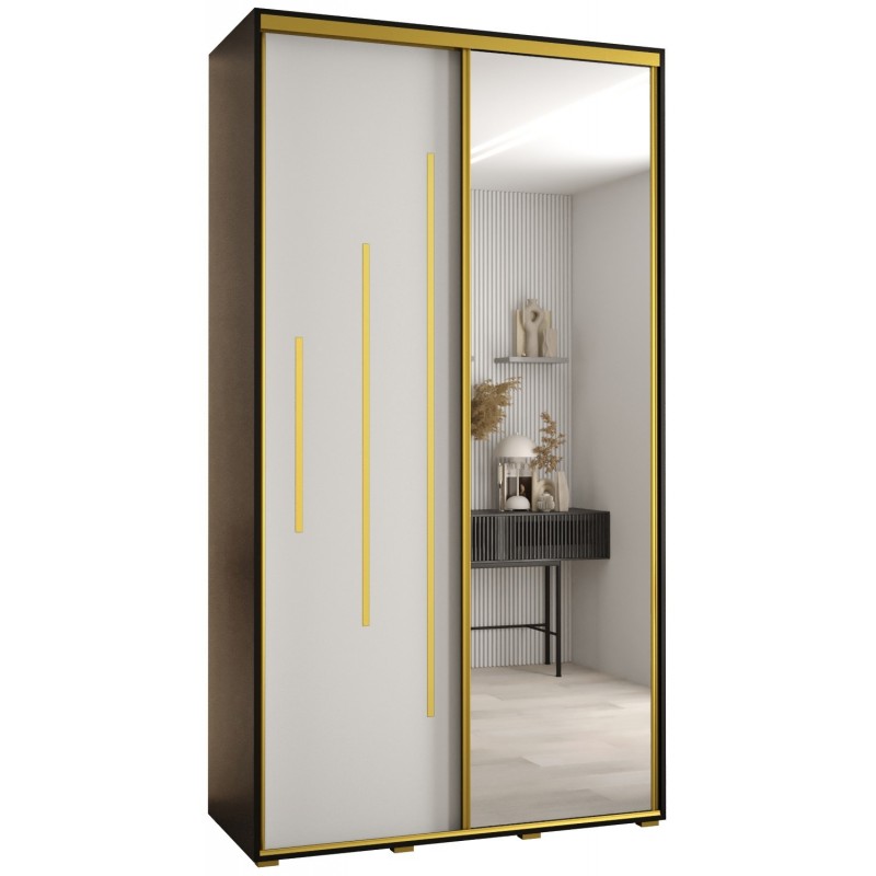 Szafa przesuwna z lustrem wysoka Davos 13 140 głębokość 45 cm wysokość 235,2 cm