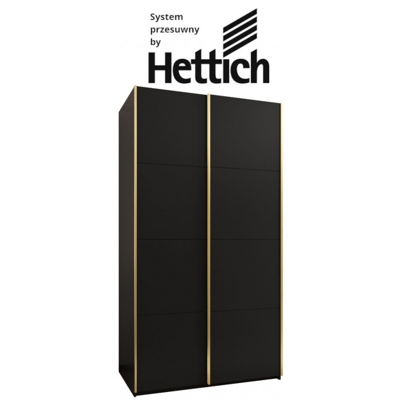 Szafa przesuwna wysoka z cichym domykiem, garderoba Lux 1 130 gł. 64 wys. 245,5 szafa na wymiar