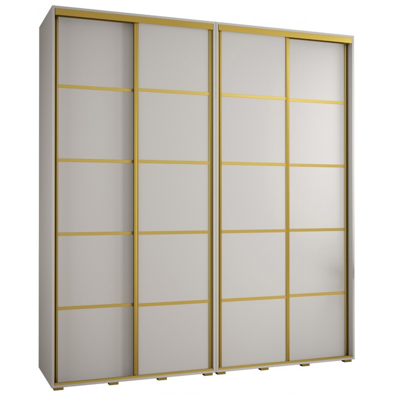 Szafa przesuwna wysoka Davos 4 220 głębokość 45 cm wysokość 235,2 cm