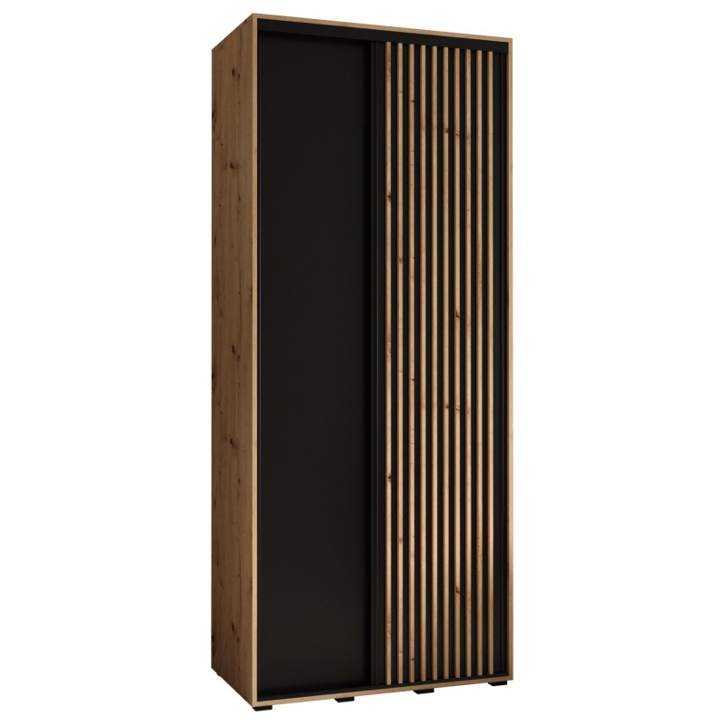Szafa przesuwna wysoka Lanko 1 100 głębokość 45 cm wysokość 235,2 cm