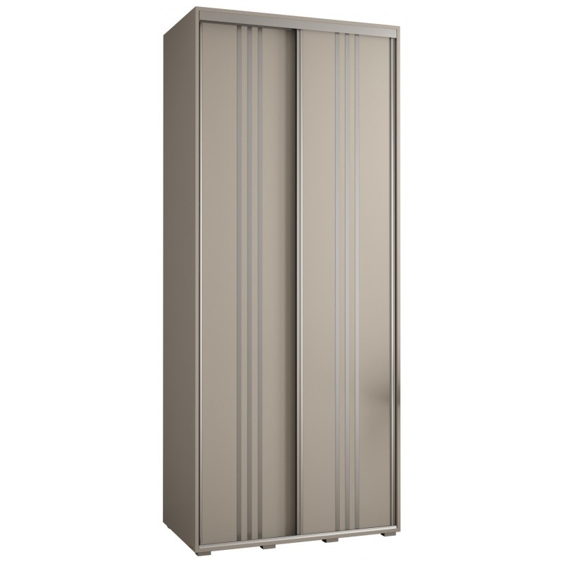 Szafa przesuwna wysoka Dakota 6 100 głębokość 60 cm wysokość 235,2 cm