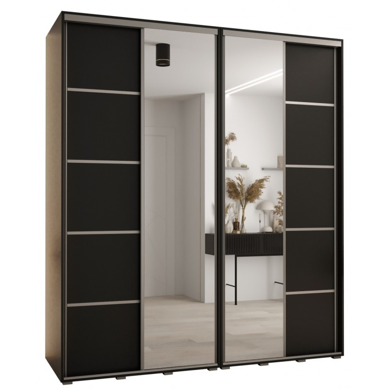 Szafa przesuwna wysoka Davos 5 210 głębokość 60 cm wysokość 235,2 cm
