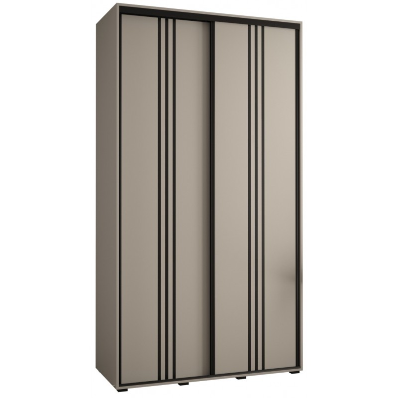 Szafa przesuwna wysoka Dakota 6 130 głębokość 60 cm wysokość 235,2 cm