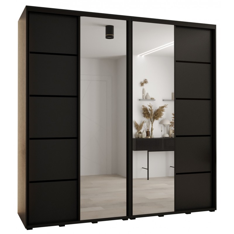 Szafa przesuwna wysoka Davos 5 240 głębokość 60 cm wysokość 235,2 cm