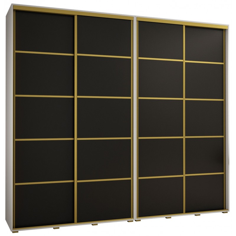 Szafa przesuwna wysoka Davos 4 270 głębokość 45 cm wysokość 235,2 cm