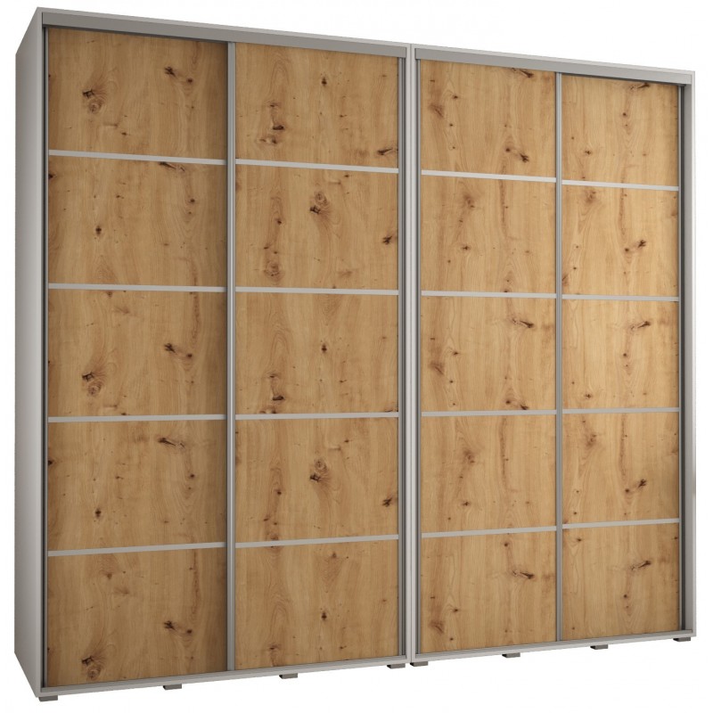 Szafa przesuwna wysoka Davos 4 270 głębokość 60 cm wysokość 235,2 cm