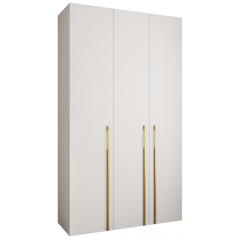 Szafa wysoka uchylna garderoba ubraniowa z półkami COMO 3 140 głębokość 50 cm wysokość 245,5 cm