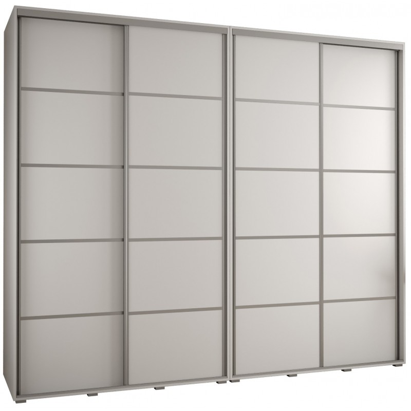 Szafa przesuwna wysoka Davos 4 280 głębokość 60 cm wysokość 235,2 cm