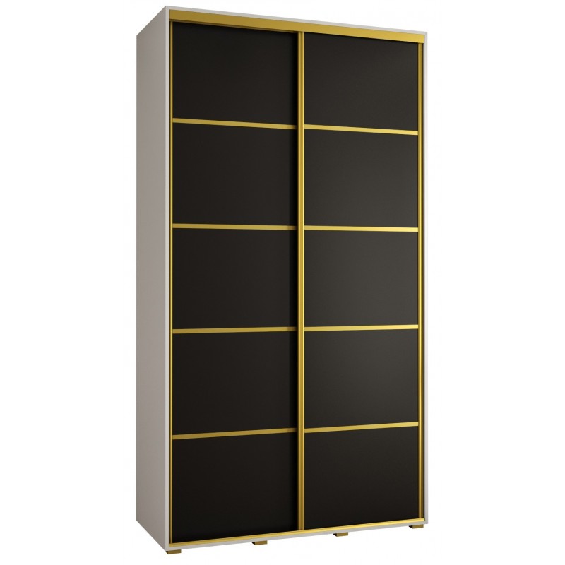 Szafa przesuwna garderoba Cannes 4 130 głębokość 45 cm wysokość 205,2 cm