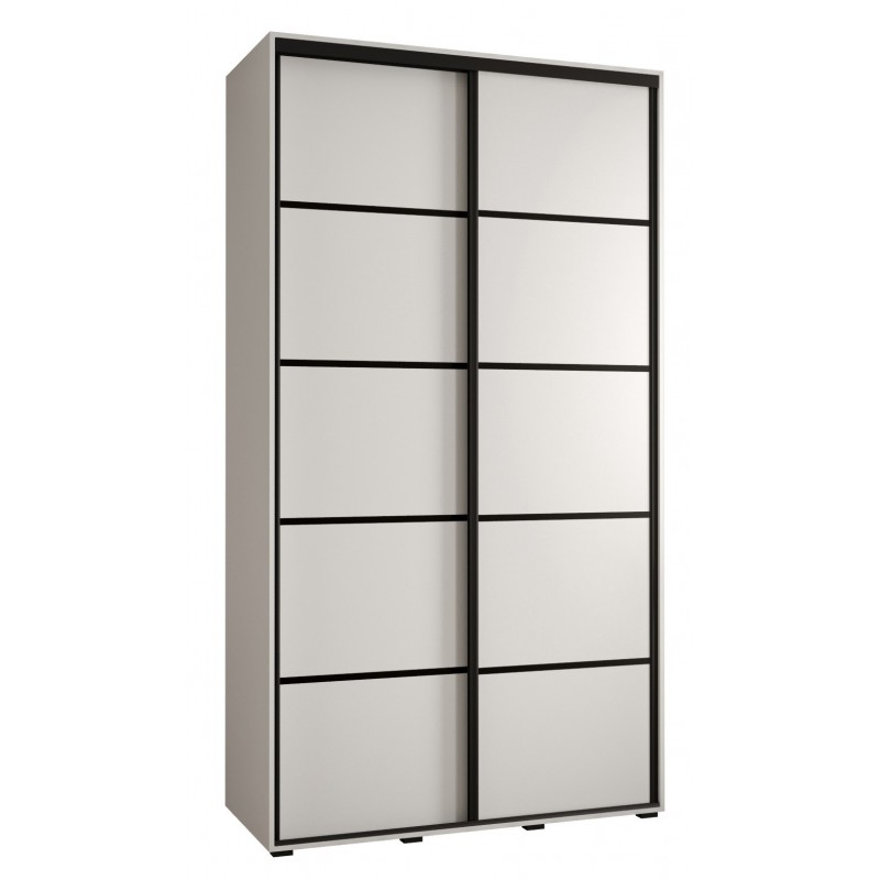 Szafa przesuwna ubraniowa Cannes 4 140 głębokość 60 cm wysokość 205,2 cm