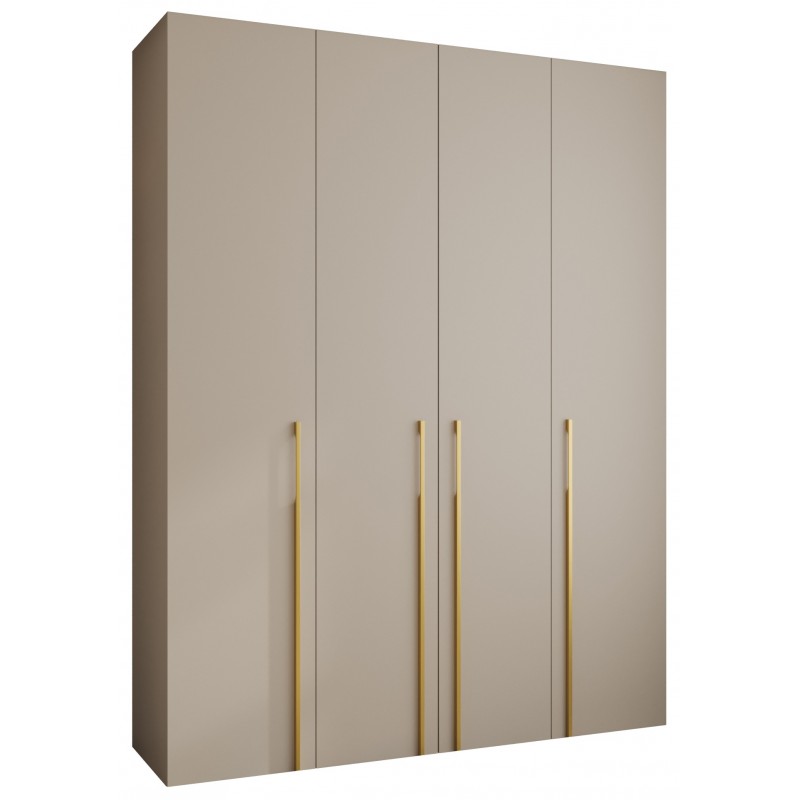 Szafa wysoka uchylna garderoba ubraniowa z półkami COMO 3 190 głębokość 50 cm wysokość 245,5 cm