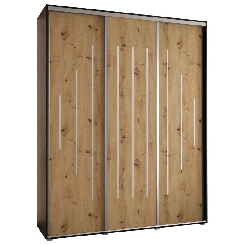 Szafa przesuwna garderoba Cannes 12 190 głębokość 45 cm wysokość 205,2 cm