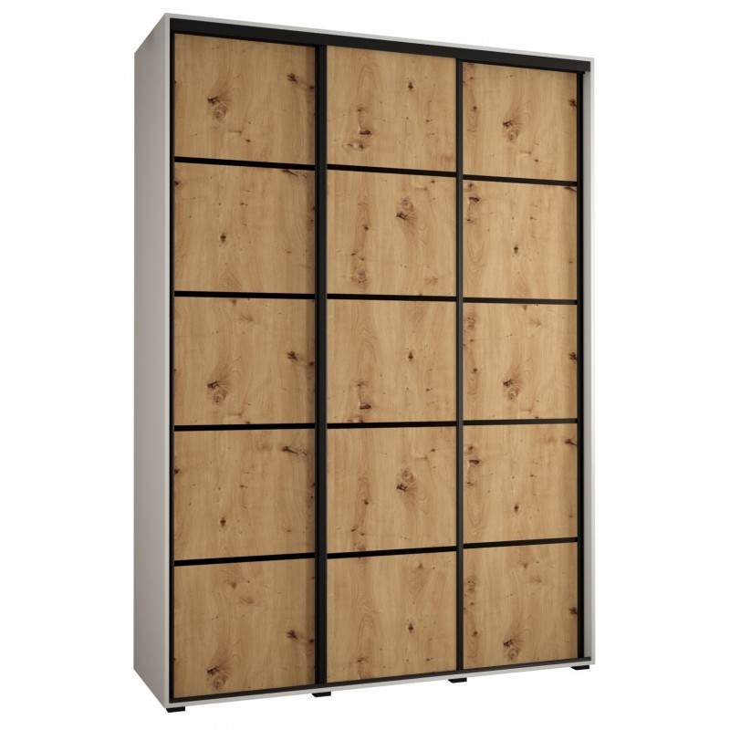 Szafa przesuwna do przedpokoju Cannes 4 170 głębokość 45 cm wysokość 205,2 cm