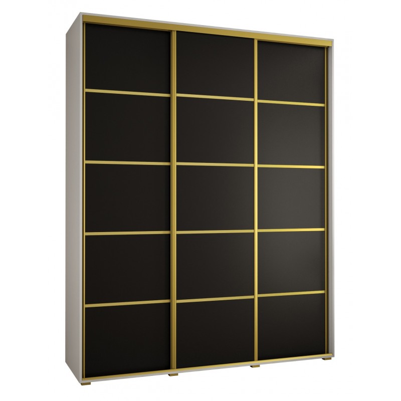 Szafa przesuwna do przedpokoju Cannes 4 200 głębokość 45 cm wysokość 205,2 cm