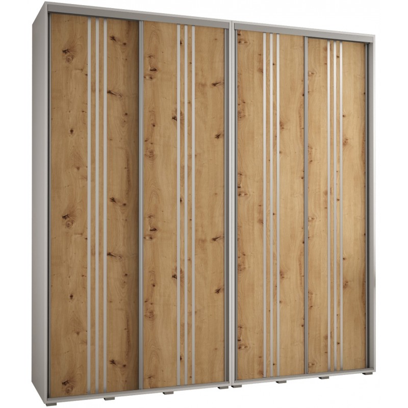 Szafa przesuwna wysoka Davos 6 230 głębokość 45 cm wysokość 235,2 cm