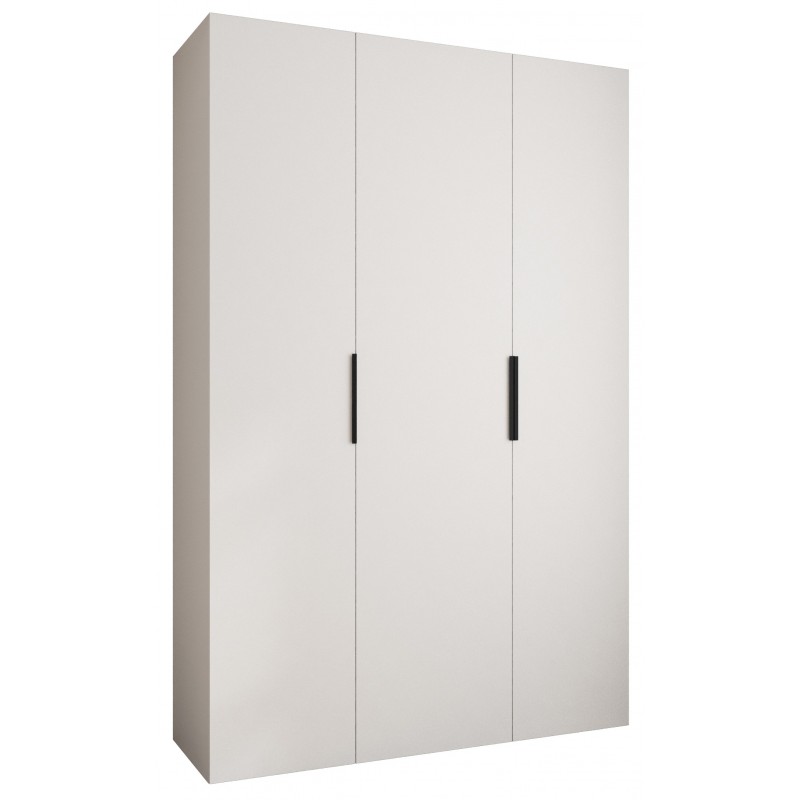 Szafa wysoka uchylna garderoba ubraniowa z półkami COMO 4 160 głębokość 50 cm wysokość 245,5 cm