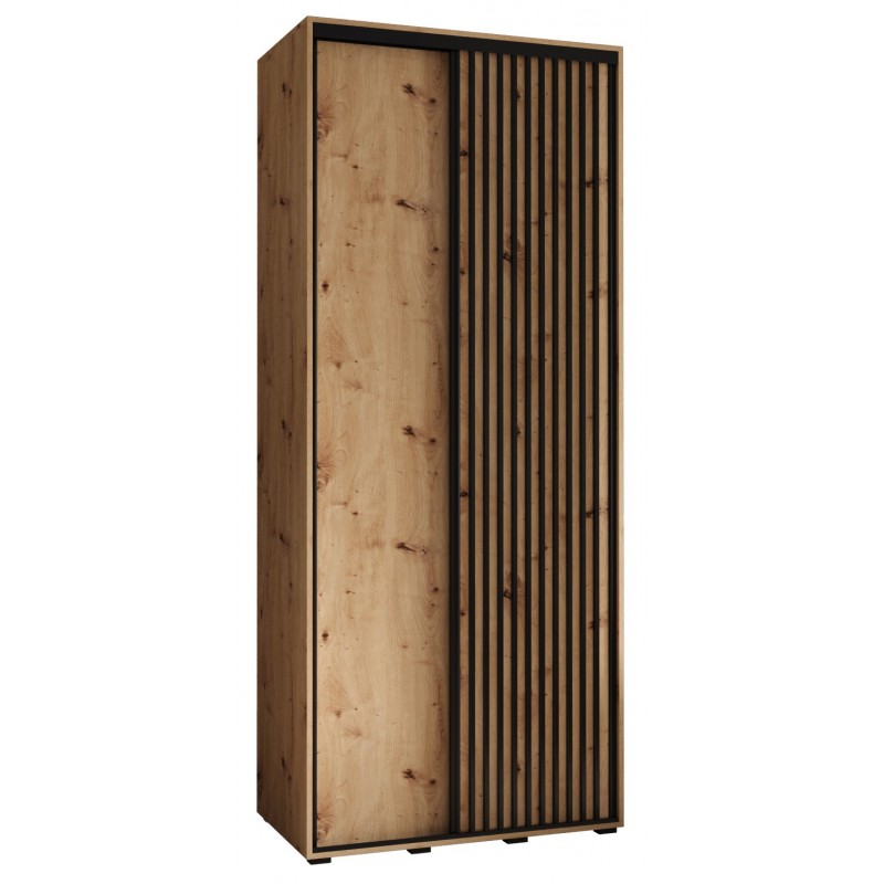 Szafa przesuwna Sapporo 1 100 głębokość 60 cm wysokość 205,2 cm