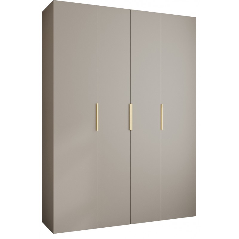 Szafa wysoka uchylna garderoba ubraniowa z półkami COMO 4 180 głębokość 50 cm wysokość 245,5 cm