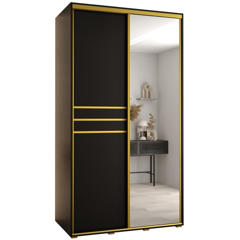 Szafa przesuwna z lustrem wysoka Davos 11 140 głębokość 60 cm wysokość 235,2 cm