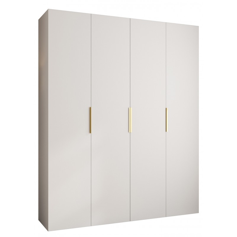 Szafa wysoka uchylna garderoba ubraniowa z półkami COMO 4 200 głębokość 50 cm wysokość 245,5 cm