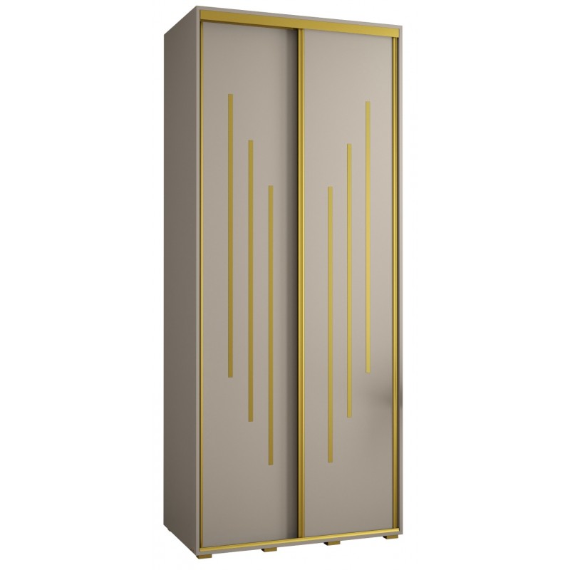 Szafa przesuwna wysoka Dakota 8 100 głębokość 60 cm wysokość 235,2 cm