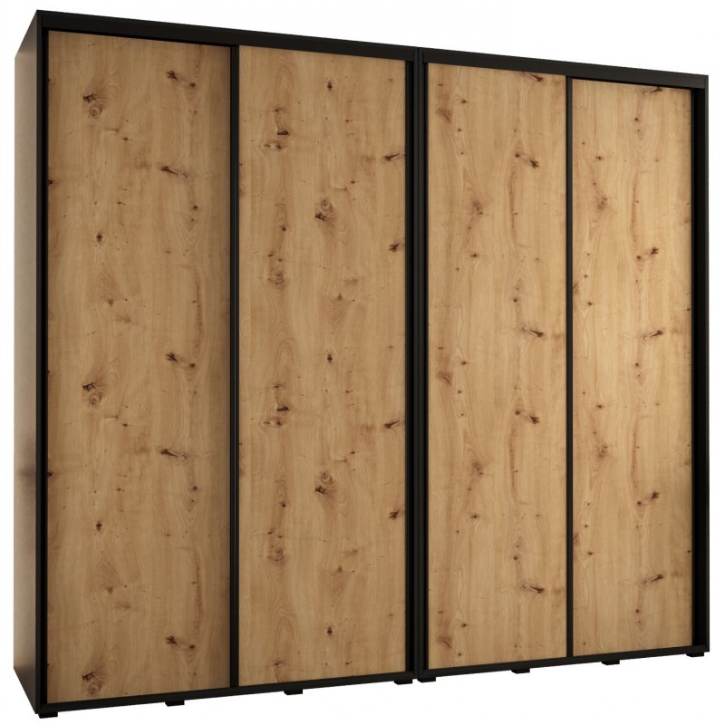 Szafa przesuwna wysoka Davos 1 270 głębokość 60 cm wysokość 235,2 cm