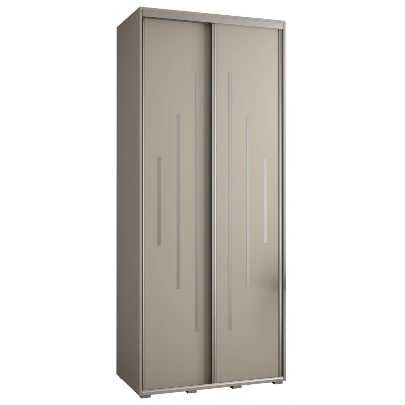 Szafa przesuwna wysoka Dakota 12 100 głębokość 60 cm wysokość 235,2 cm