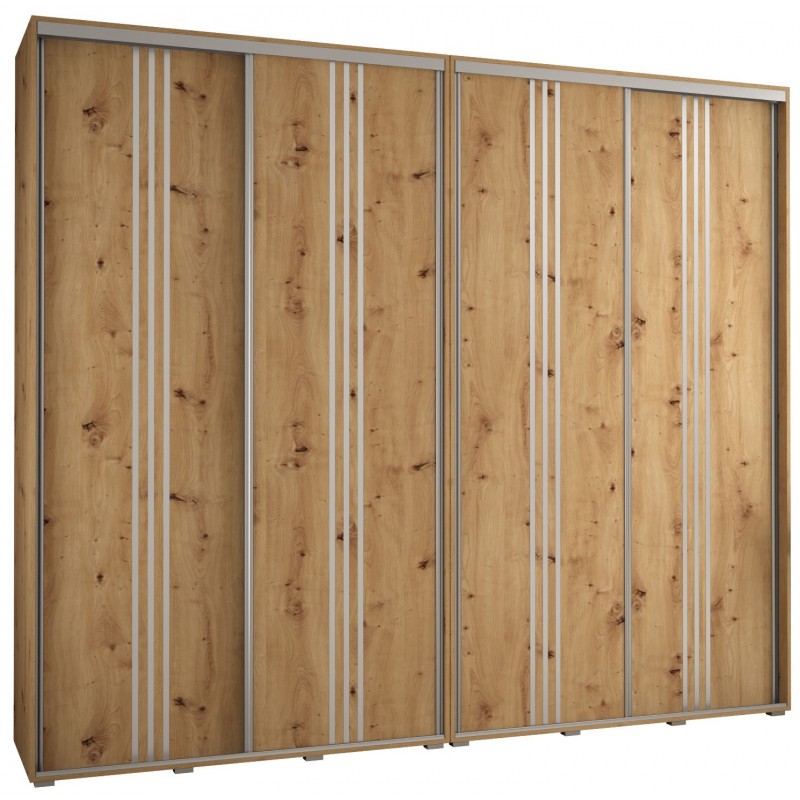 Szafa przesuwna wysoka Davos 6 280 głębokość 45 cm wysokość 235,2 cm