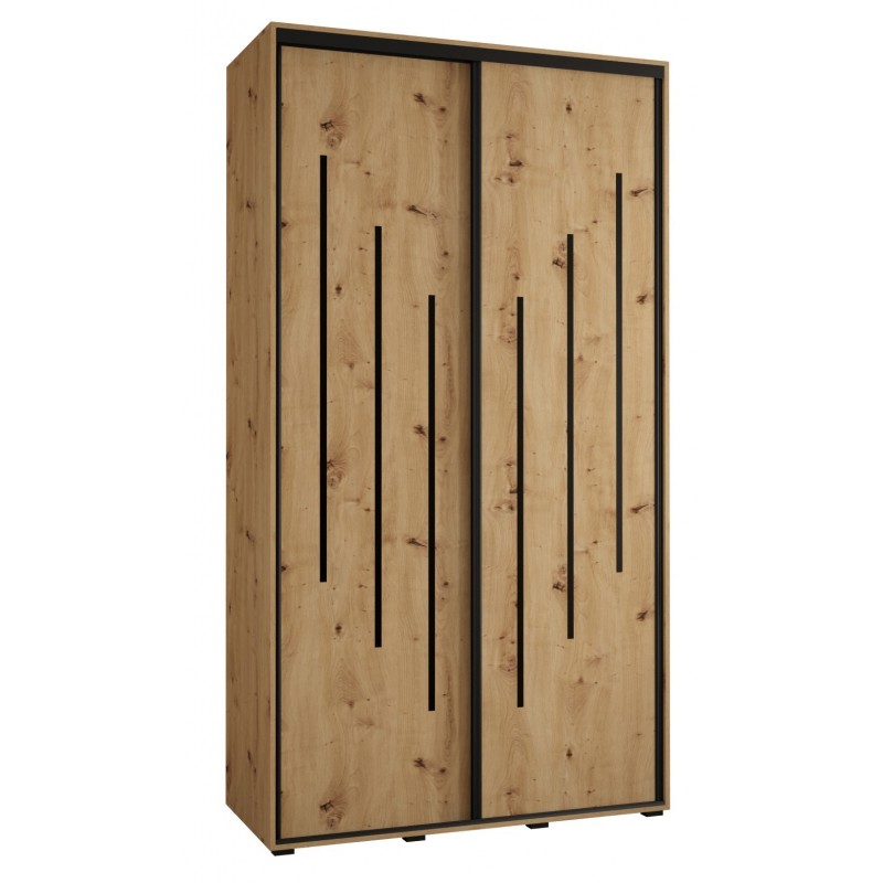 Szafa przesuwna garderoba Cannes 8 140 głębokość 45 cm wysokość 205,2 cm