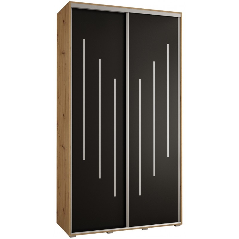 Szafa przesuwna garderoba Cannes 8 140 głębokość 60 cm wysokość 205,2 cm