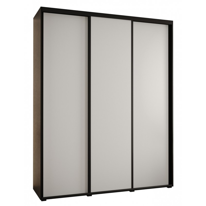 Szafa przesuwna z drążkami wysuwanymi Cannes 1 190 głębokość 45 cm wysokość 205,2 cm