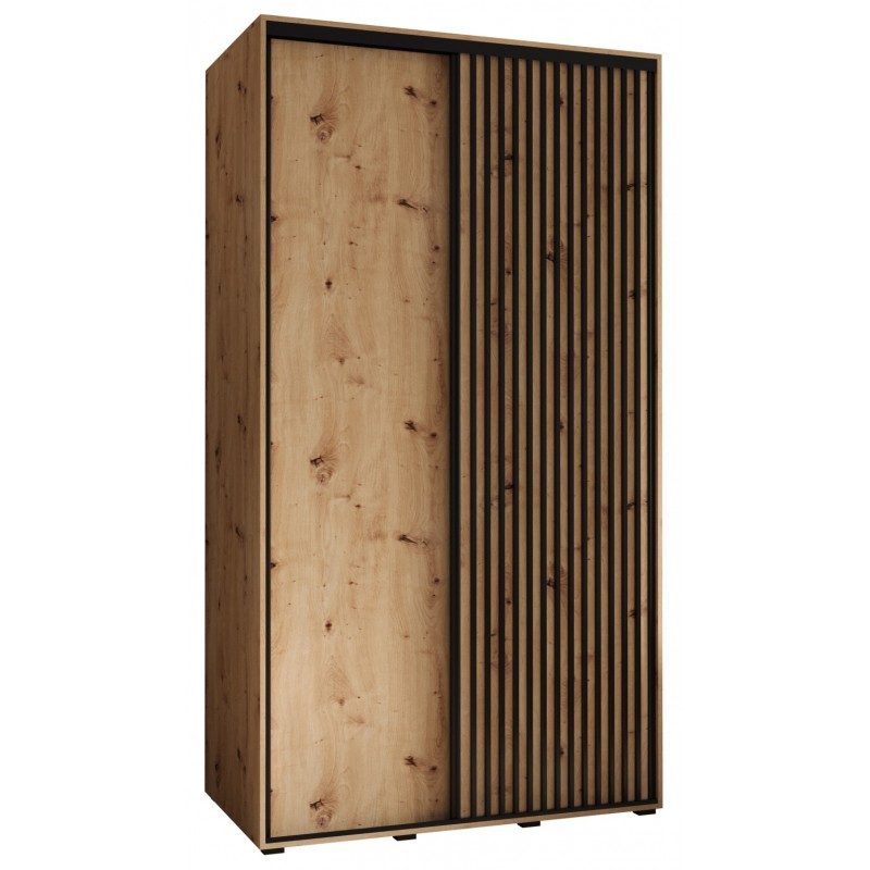 Szafa przesuwna Sapporo 1 130 głębokość 60 cm wysokość 205,2 cm