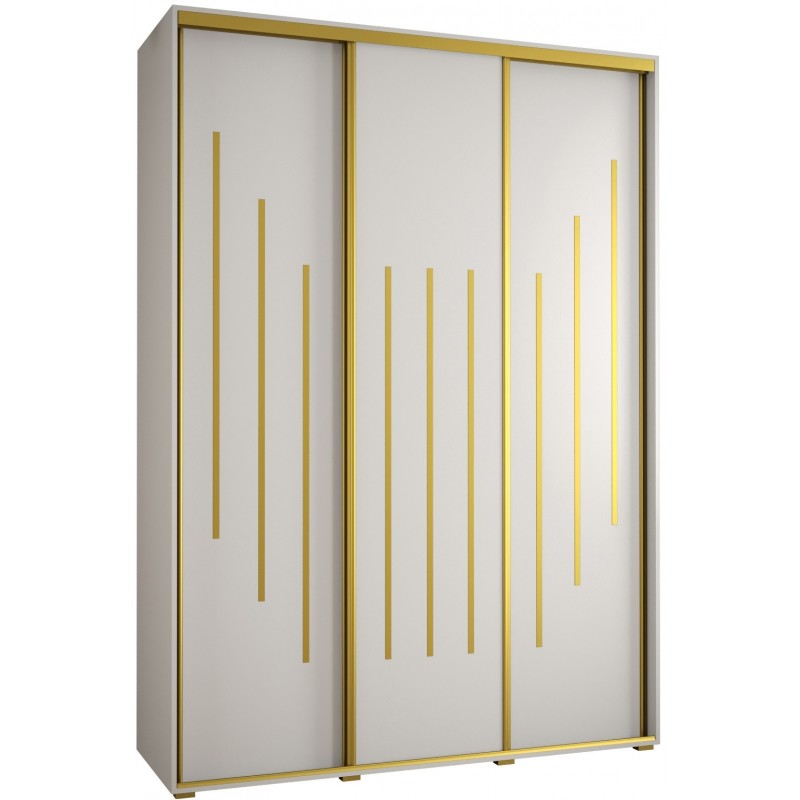 Szafa przesuwna trzydrzwiowa Cannes 8 180 głębokość 45 cm wysokość 205,2 cm