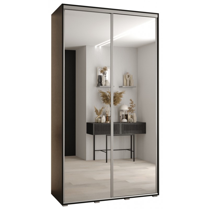 Szafa przesuwna z lustrem Cannes 2 130 głębokość 60 cm wysokość 205,2 cm