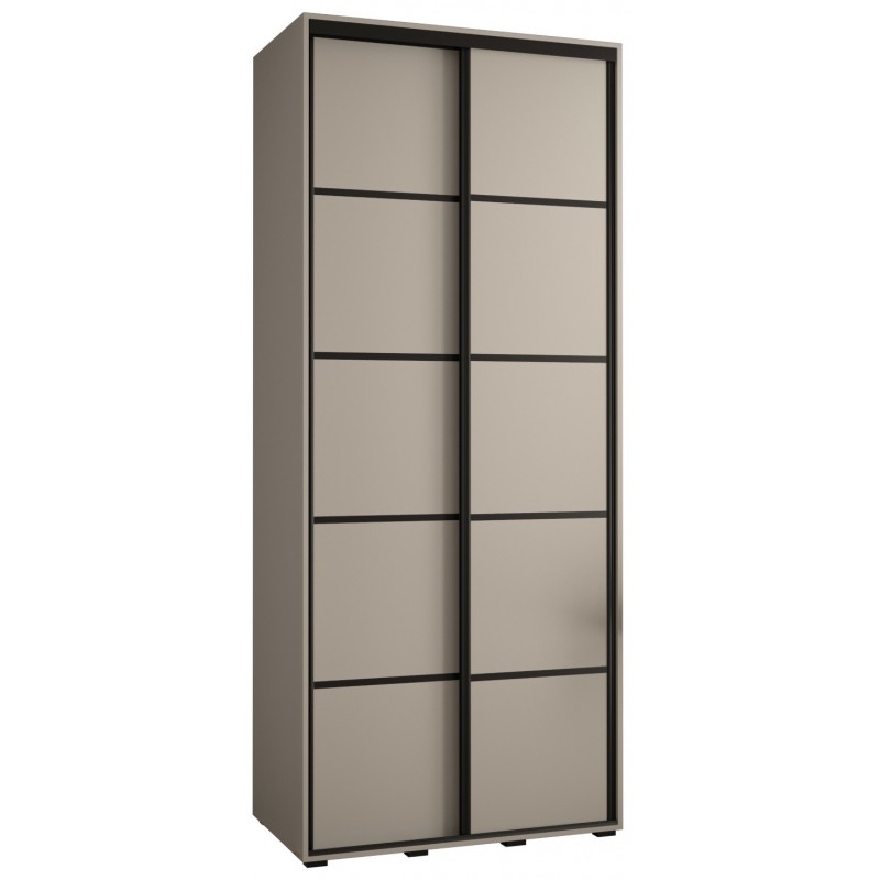 Szafa przesuwna wysoka Dakota 4 100 głębokość 60 cm wysokość 235,2 cm