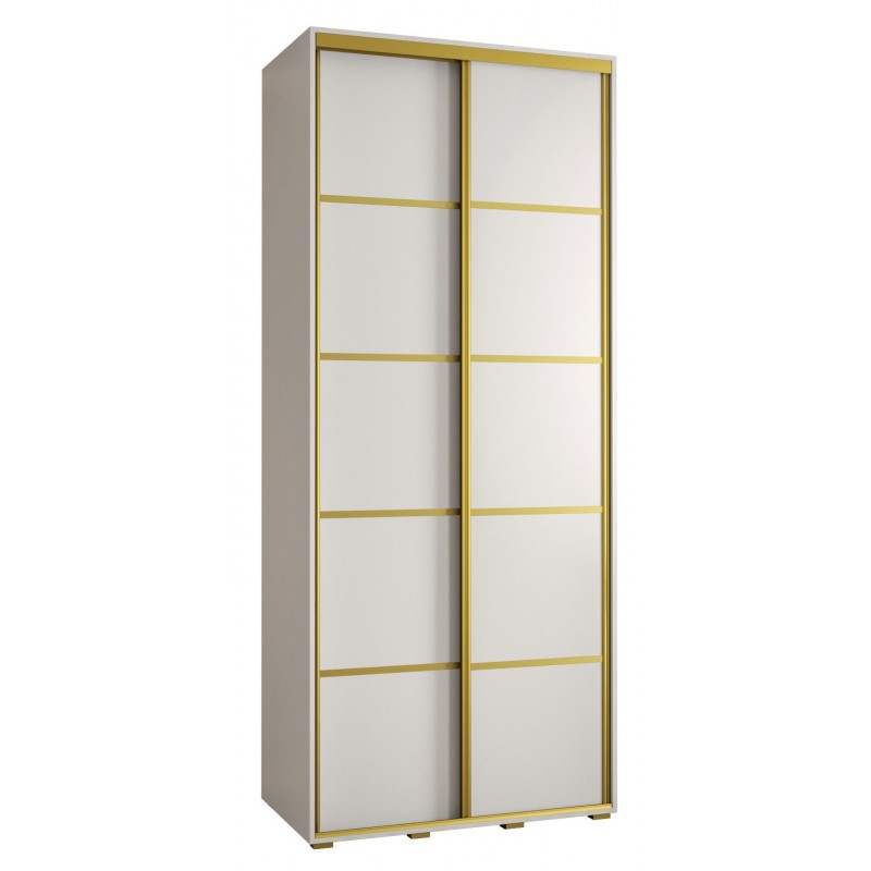 Szafa przesuwna wysoka Davos 4 120 głębokość 45 cm wysokość 235,2 cm