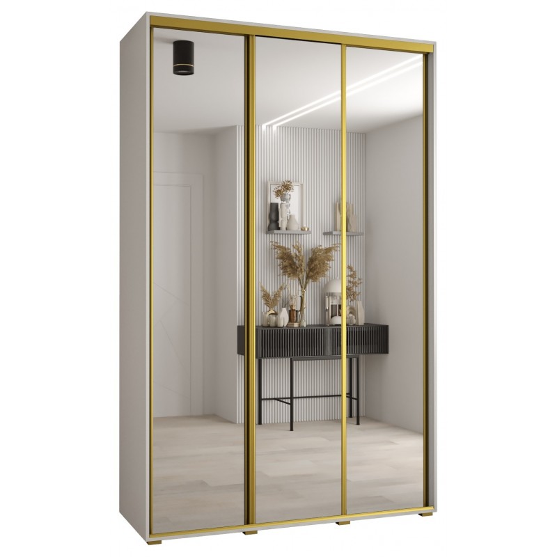 Szafa przesuwna z lustrem do sypialni Cannes 2 160 głębokość 60 cm wysokość 205,2 cm