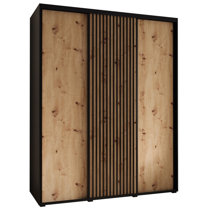 Szafa przesuwna Sapporo 1 200 głębokość 45 cm wysokość 205,2 cm