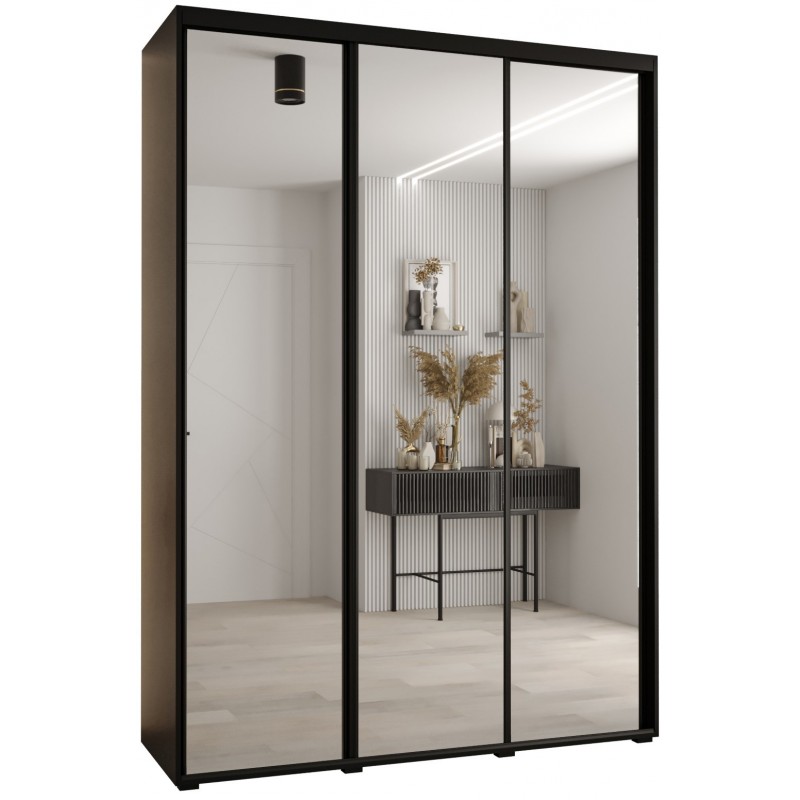 Szafa przesuwna z lustrem Cannes 2 180 głębokość 45 cm wysokość 205,2 cm