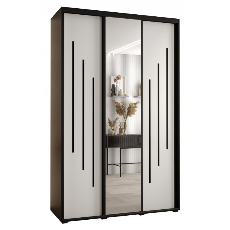 Szafa przesuwna z lustrem do salonu Cannes 9 160 głębokość 60 cm wysokość 205,2 cm