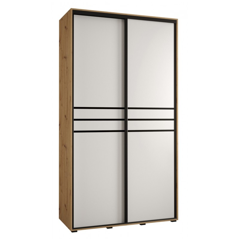 Szafa przesuwna garderoba Cannes 10 140 głębokość 60 cm wysokość 205,2 cm
