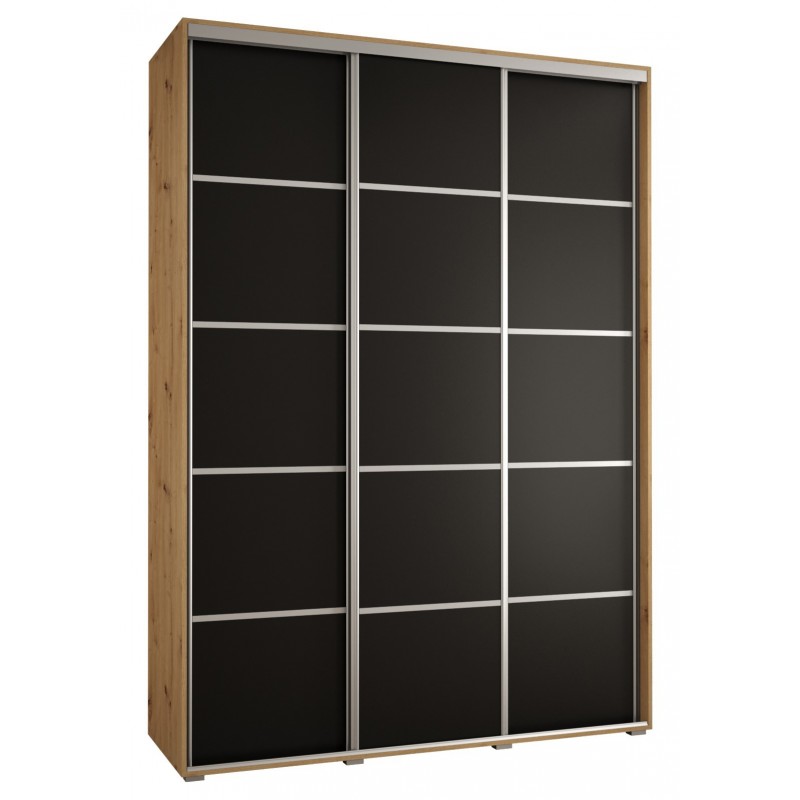 Szafa przesuwna wysoka Davos 4 180 głębokość 45 cm wysokość 235,2 cm