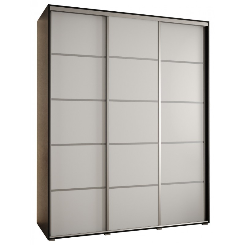 Szafa przesuwna wysoka Davos 4 200 głębokość 60 cm wysokość 235,2 cm