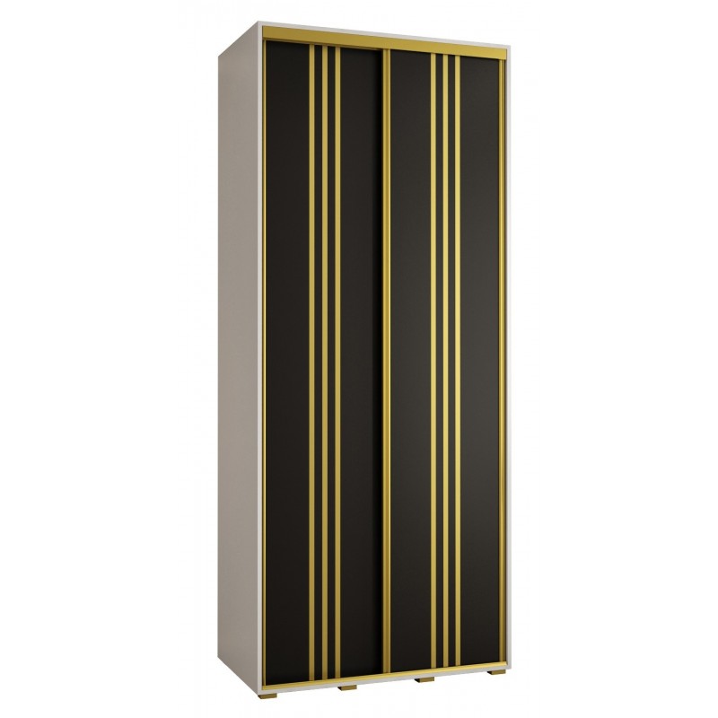 Szafa przesuwna wysoka Davos 6 110 głębokość 45 cm wysokość 235,2 cm