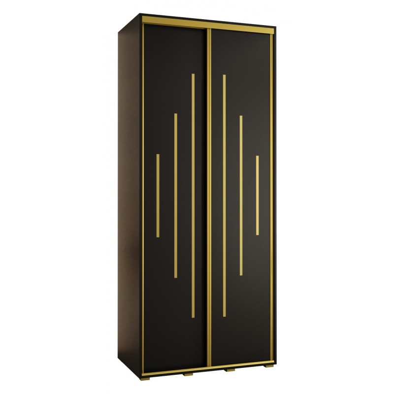 Szafa przesuwna z drążkami wysuwanymi Cannes 12 110 głębokość 45 cm wysokość 205,2 cm