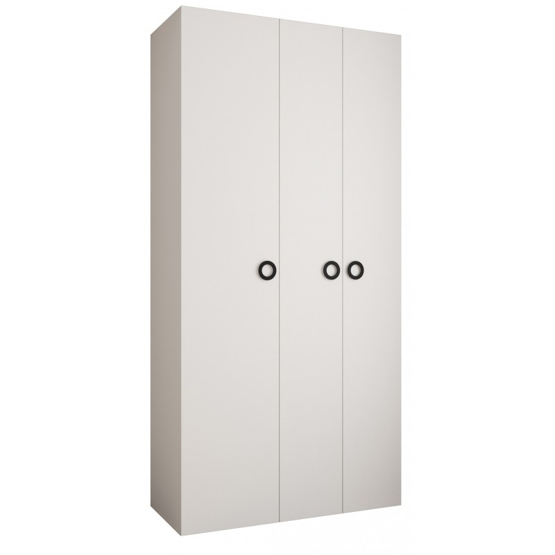 Szafa wysoka uchylna garderoba ubraniowa z półkami COMO 1 120 głębokość 40 cm wysokość 245,5 cm