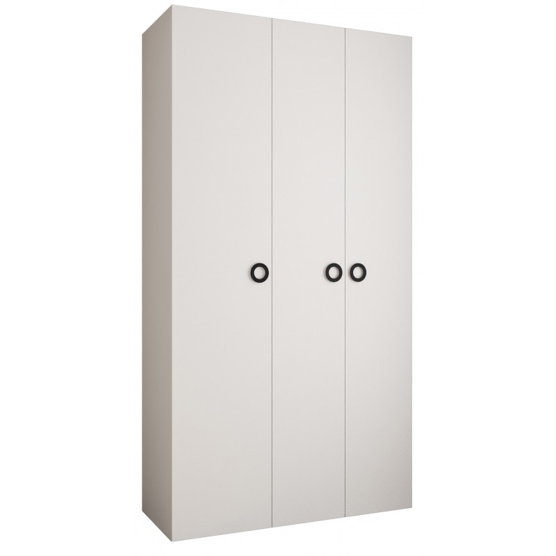 Szafa wysoka uchylna garderoba ubraniowa z półkami COMO 1 130 głębokość 40 cm wysokość 245,5 cm