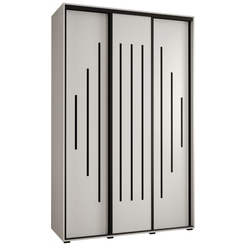 Szafa przesuwna z drążkami Cannes 12 150 głębokość 60 cm wysokość 205,2 cm